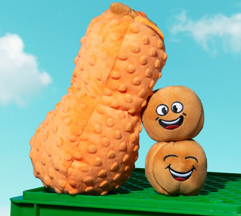 【花生/豌豆荚】宠物发声陪伴/藏食毛绒玩具 - 玩具 - 其他材质 多色