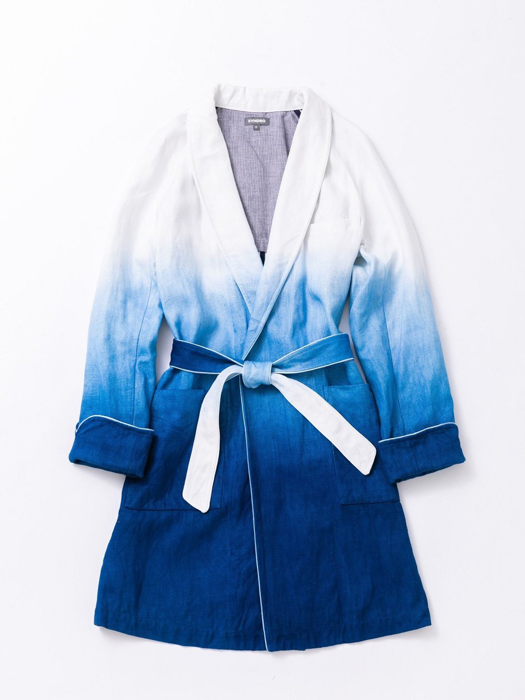 "INSOMNIAN" GOWN - DAWN - 男装外套 - 棉 蓝色