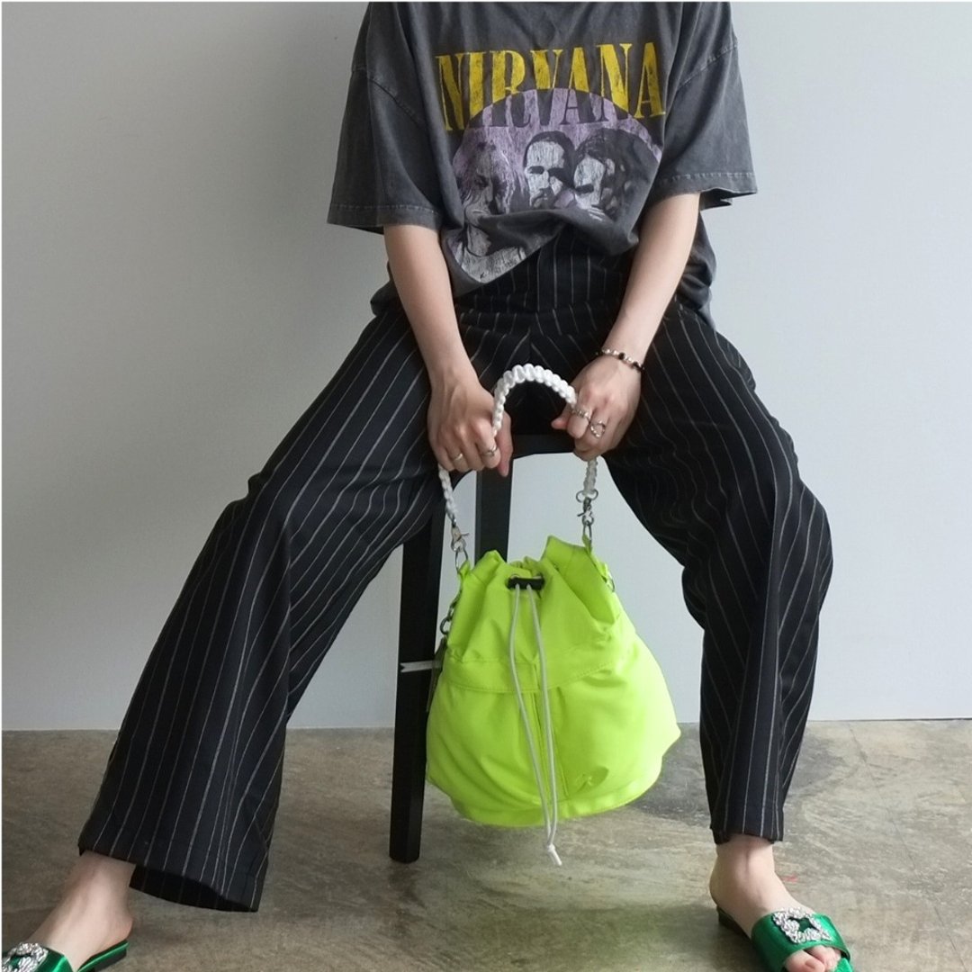 kinchaku code 2 way tote(C23003) 女包 - 手提包/手提袋 - 聚酯纤维 多色
