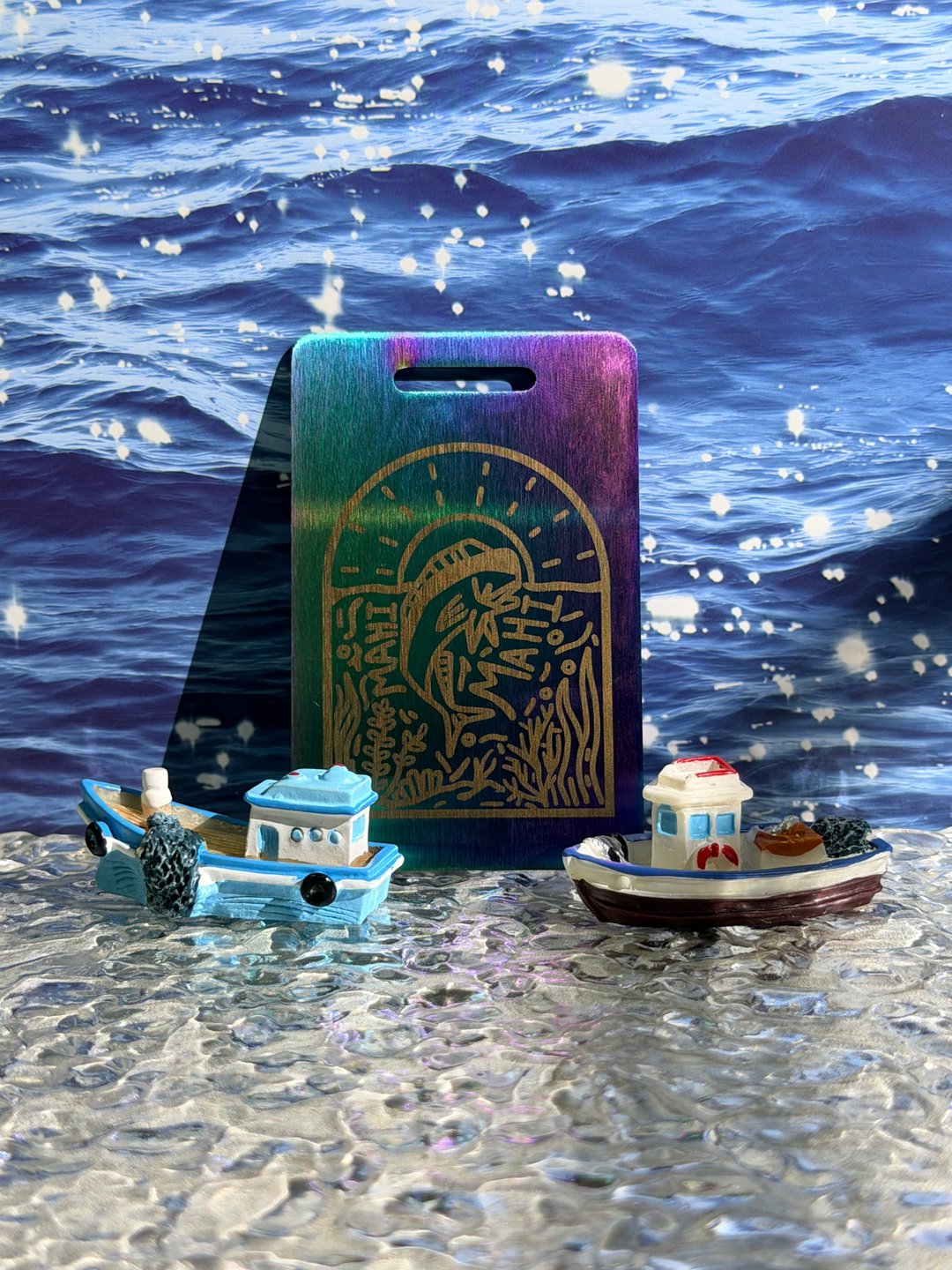【定制】不锈钢行李牌/鬼刀破浪 - 行李吊牌 - 不锈钢 银色