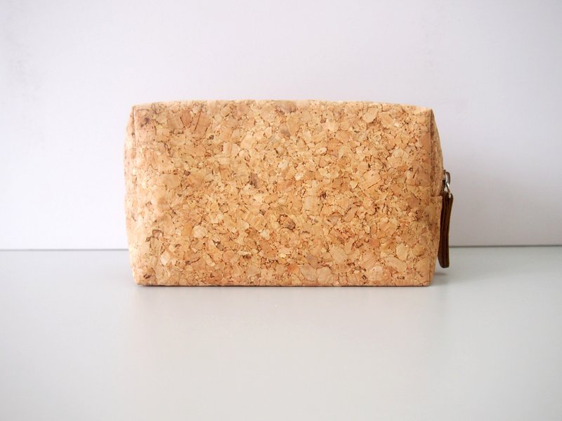 naturaism 自然主义 软木 化妆袋 化妆包 收纳包 手拿包 笔袋 - 铅笔盒/笔袋 - 其他材质 咖啡色