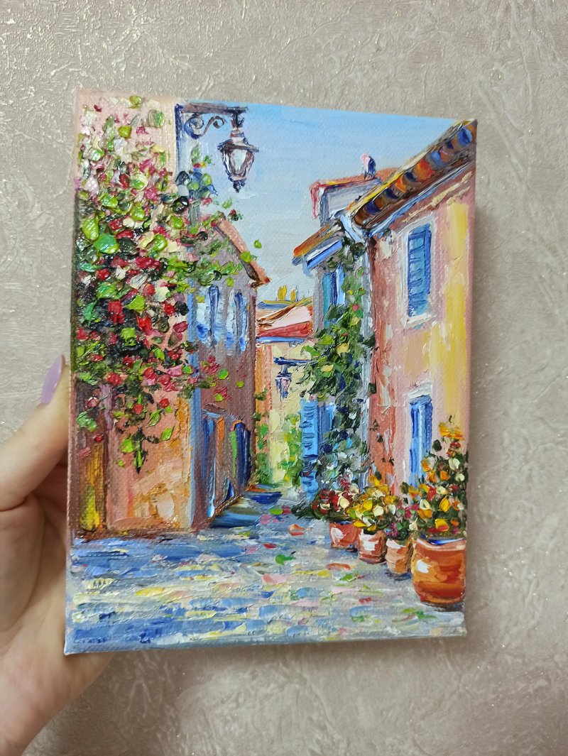 原创油画小墙艺术 - 墙贴/壁贴 - 棉．麻 咖啡色