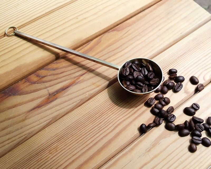 舀一勺清晨香-14号   手工铜勺  /Ag No. 074 - 餐刀/叉/匙组合 - 铜/黄铜 咖啡色