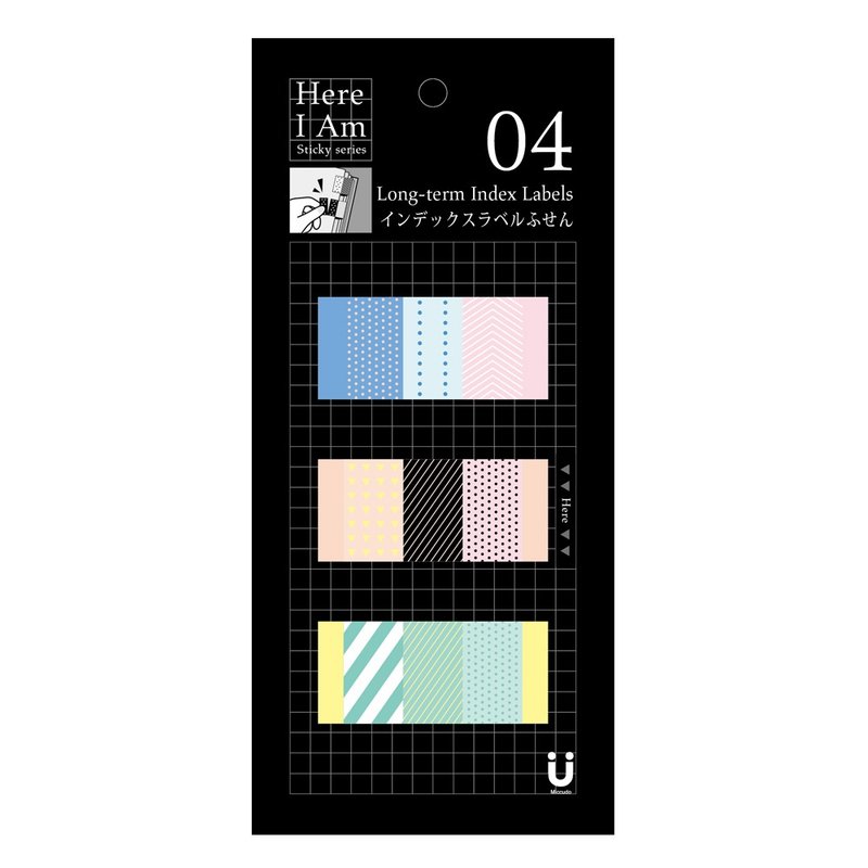 【Miccudo】 | 长时效索引贴 2入 | 新商品到~ 重复使用 阅读 工作纪录 索引贴 - 书签 - 纸 