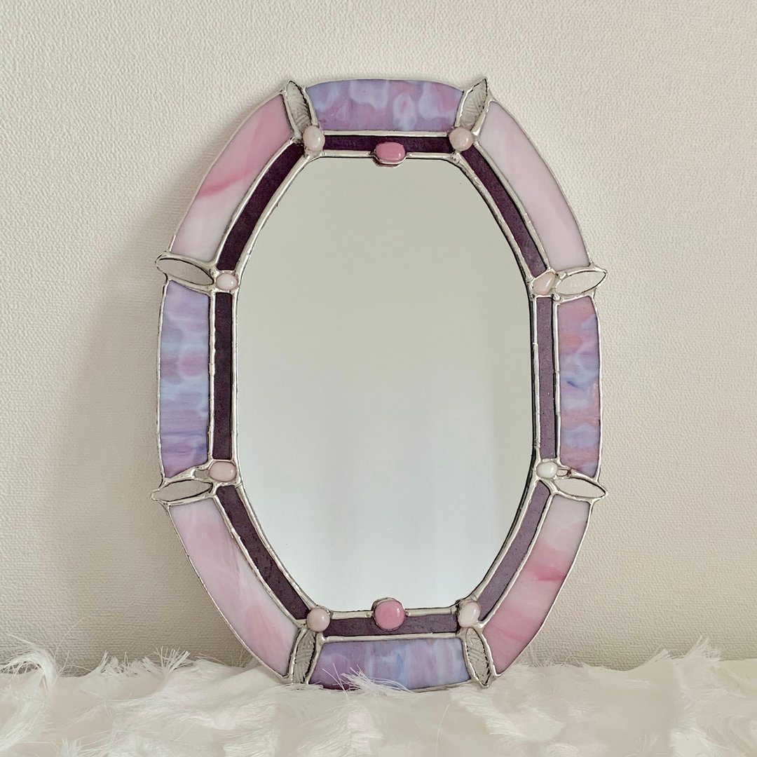 Jewel Mirror Lavender Pink Bay View - 其他 - 玻璃 粉红色