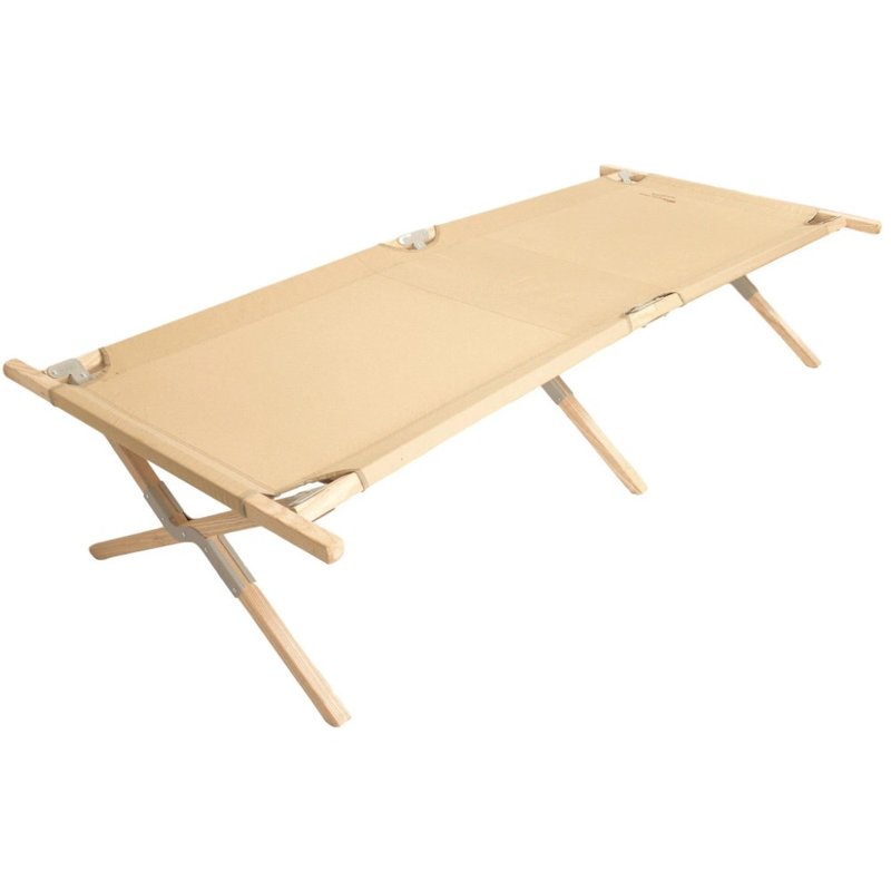 复古折叠行军床(木) Byer of Maine Heritage Cot 户外露营 - 露营用品 - 木头 卡其色