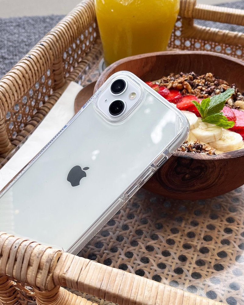 ARMOR iPhone 14 Signature 系列电话保护壳_水晶透明/灰带 - 手机壳/手机套 - 其他材质 