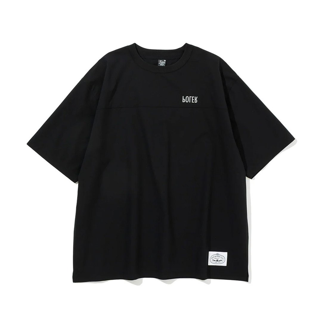 日本限定POLER RELOP2 DRY TEE 快干T恤 / 黑 - 男装上衣/T 恤 - 聚酯纤维 黑色