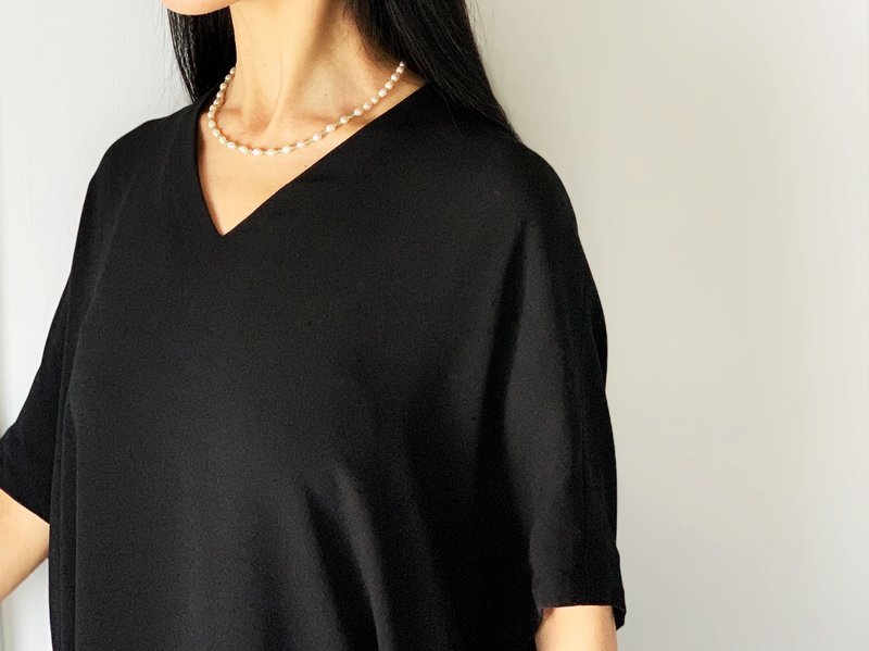 [May and June birthstones] Emeralds and freshwater pearl necklaces that bring good luck - 项链 - 珍珠 白色