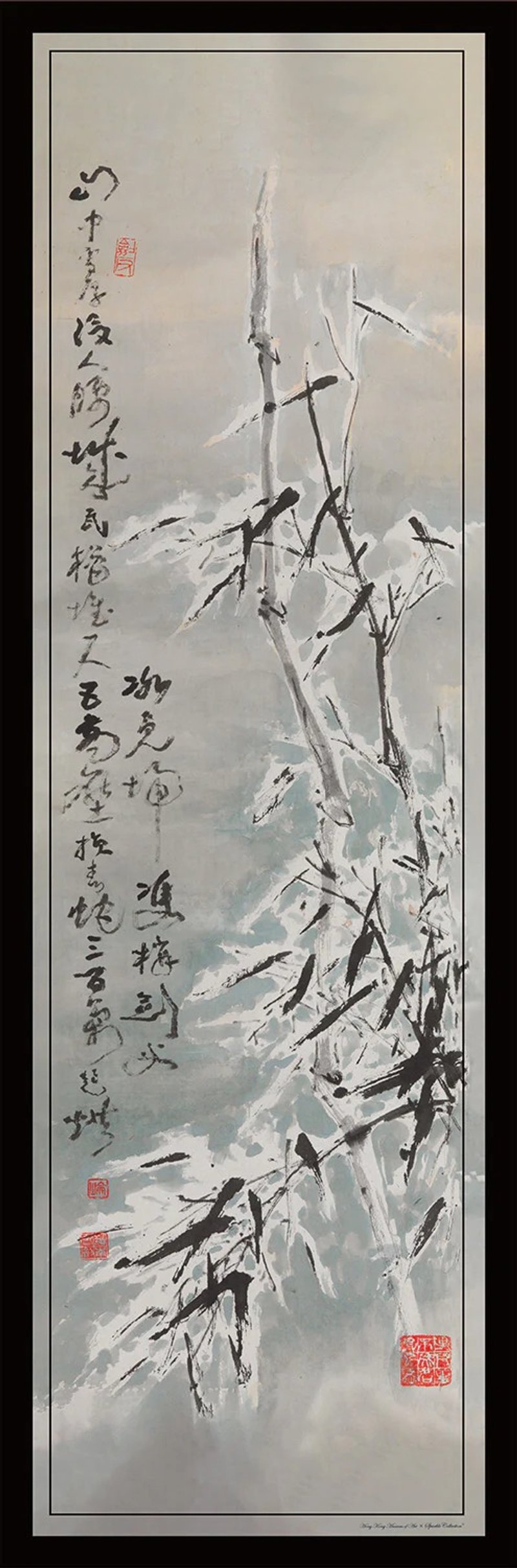 【高风亮节】香港艺术馆IP联乘经典长丝巾|国潮港风新中式 - 围巾/披肩 - 丝．绢 