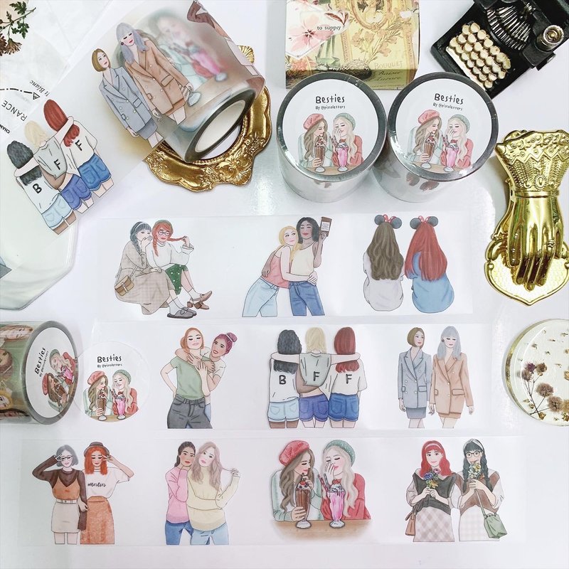 Besties PET 胶带 - 纸胶带 - 塑料 