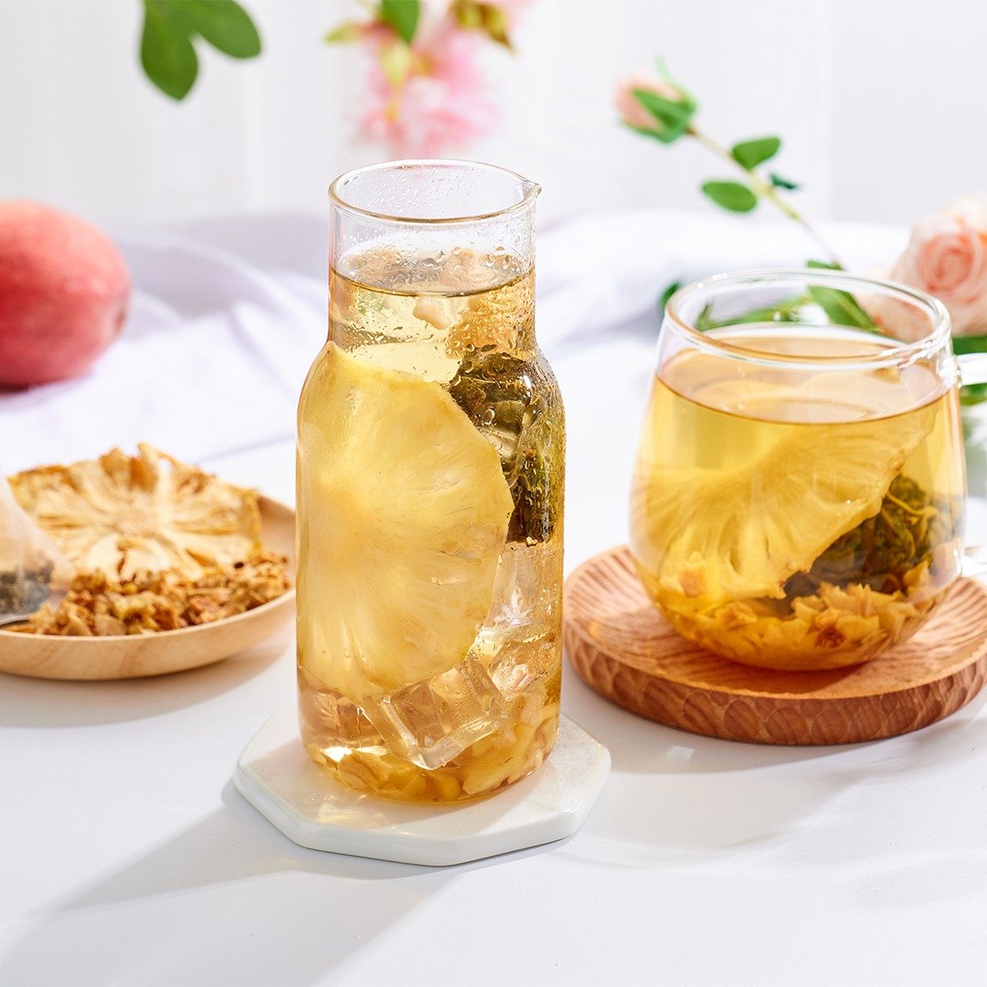 蜜桃丁凤梨金萱茶 (6包/袋) 热冲冷泡 同样出色 真正水果茶包 - 茶 - 其他材质 