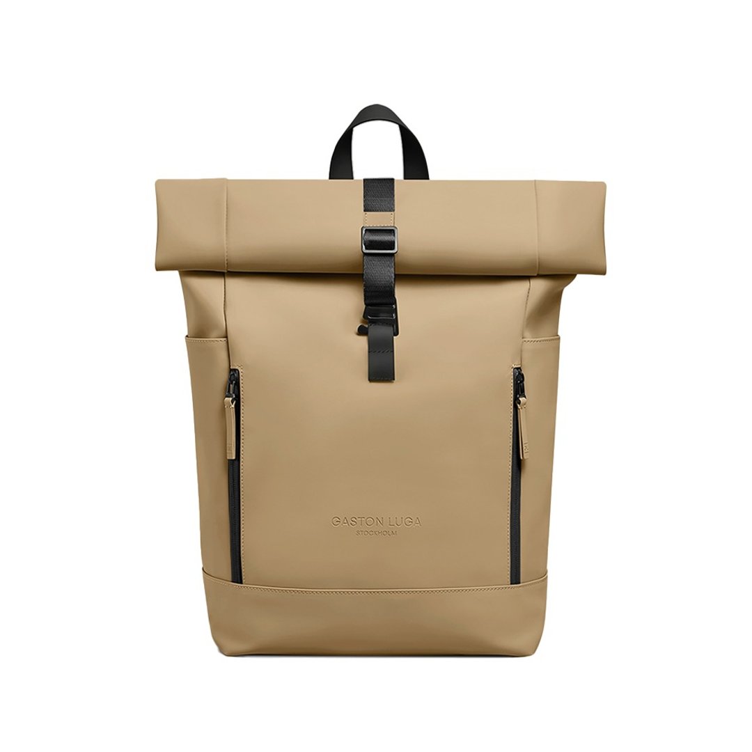 GASTON LUGA Splash Rolltop 14 寸后背包 - 拿铁色 - 后背包/双肩包 - 其他材质 卡其色