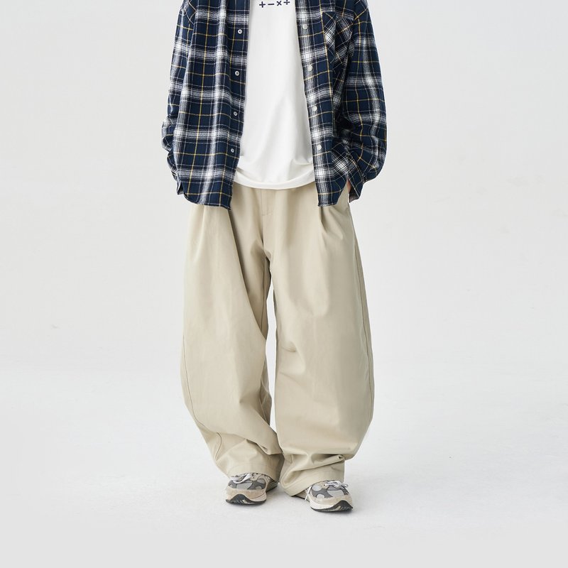 TopBasics 纯棉弯刀裤 - 男士长裤 - 棉．麻 咖啡色