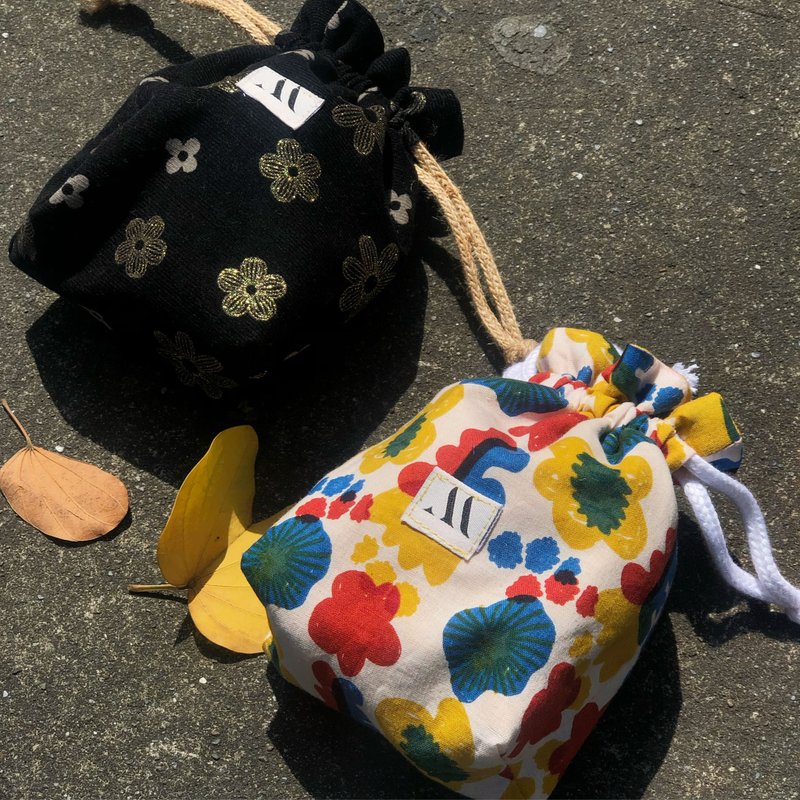 锦囊收纳袋(大) - 化妆包/杂物包 - 棉．麻 