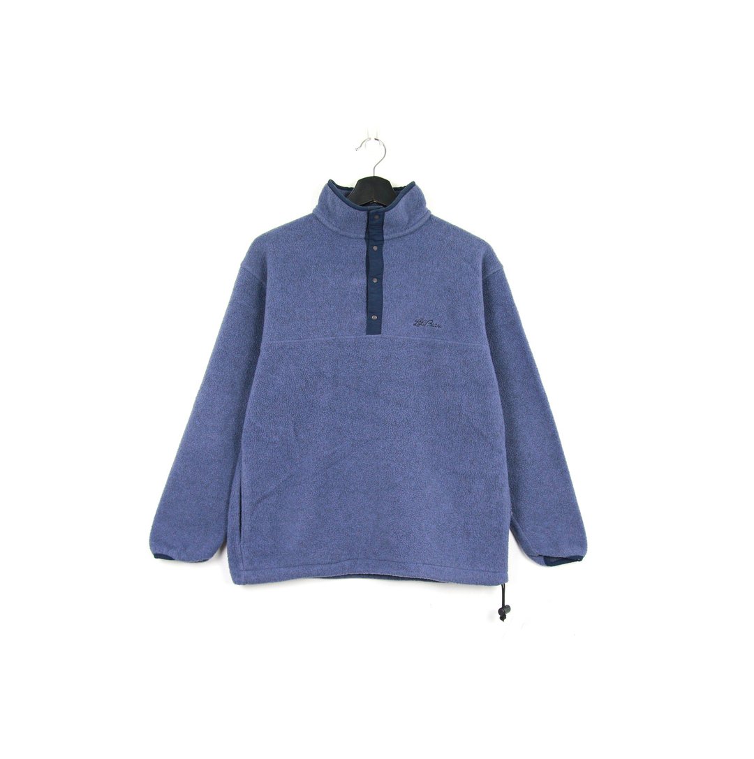 Back to Green:: L.L.Bean 摇粒绒上衣 蓝灰 //vintage - 女装上衣 - 聚酯纤维 