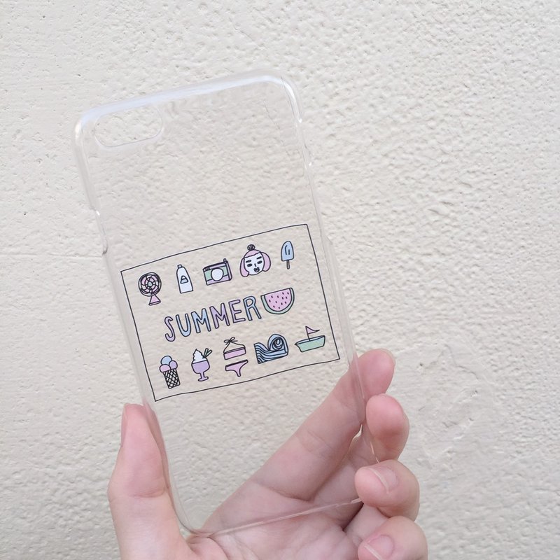 关于夏日 / 手机壳 - 手机壳/手机套 - 塑料 透明