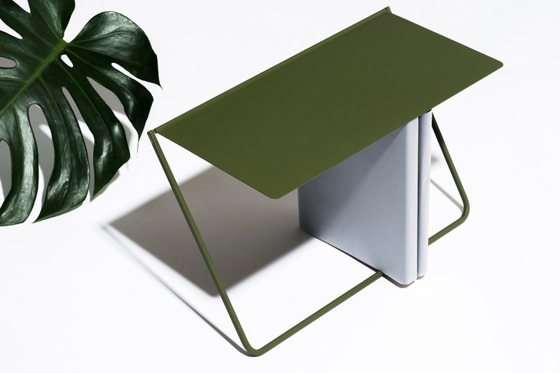 FlipUp/翻转置物架 - 橄榄绿书架款 - 收纳用品 - 其他金属 绿色