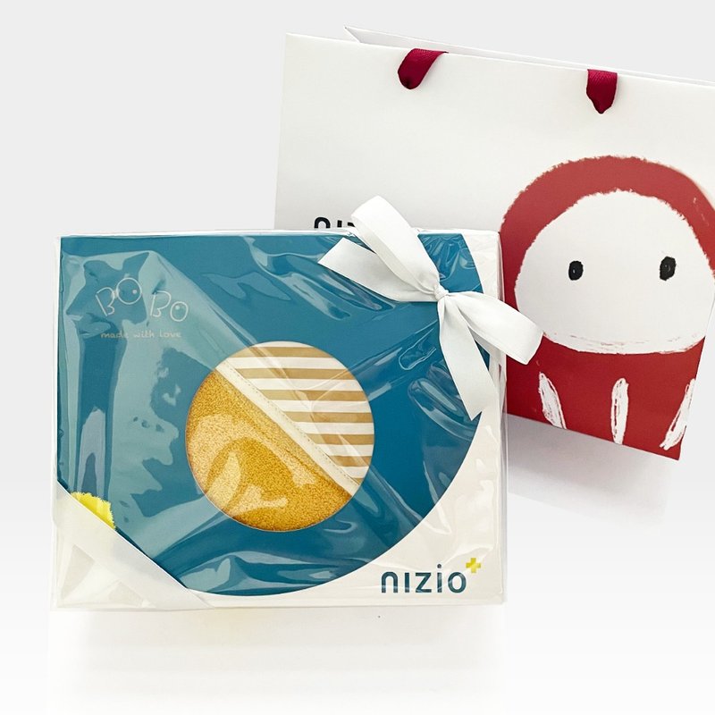 nizio-BOBO小蘑菇多功能成长浴巾(四色可选)  新生 弥月 宝宝礼 - 满月礼盒 - 棉．麻 