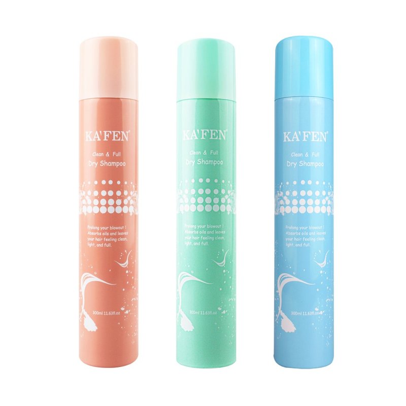 KAFEN卡氛 不想洗头 蓬松干洗发喷雾系列300ml X3入组 - 洗发用品 - 其他材质 多色