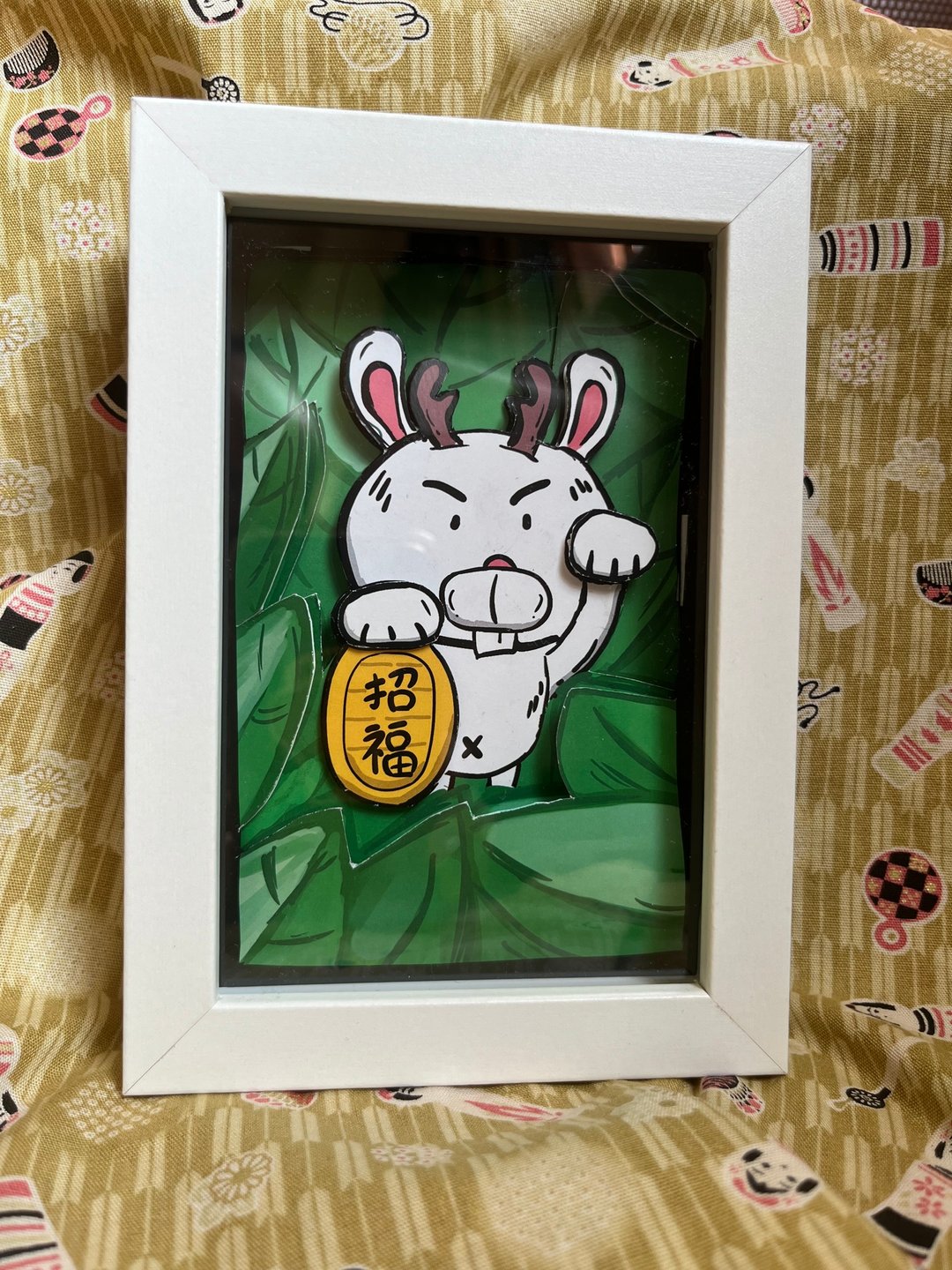 鹿角兔立体相架 - 画框/相框 - 其他材质 