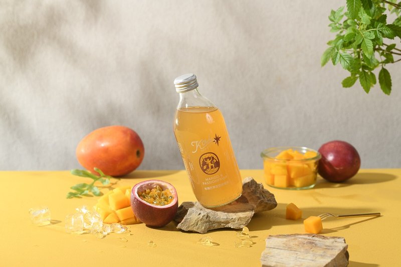 【Kai】有机芒果百香果康普茶 330ml*12瓶 - 健康/养生 - 新鲜食材 多色