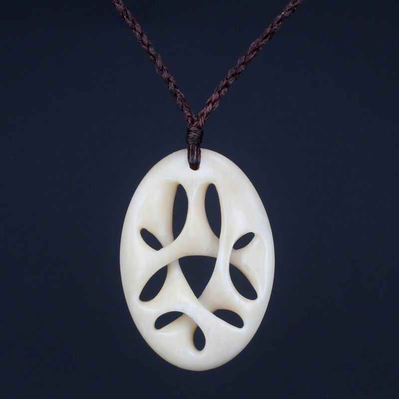 原创个性无限符号无穷大四叶草抽象搭配镂空造型饰品送父母亲礼物 - 项链 - 其他材质 