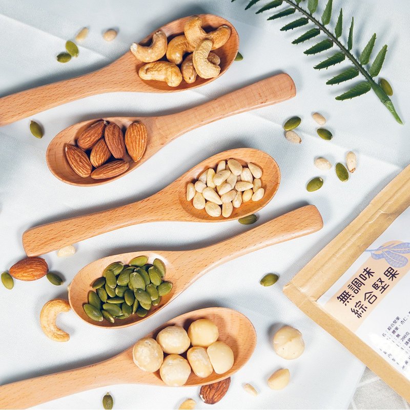 【包邮】养生综合坚果2入 内含5种坚果 健康首选  24h出货 - 坚果 - 新鲜食材 卡其色