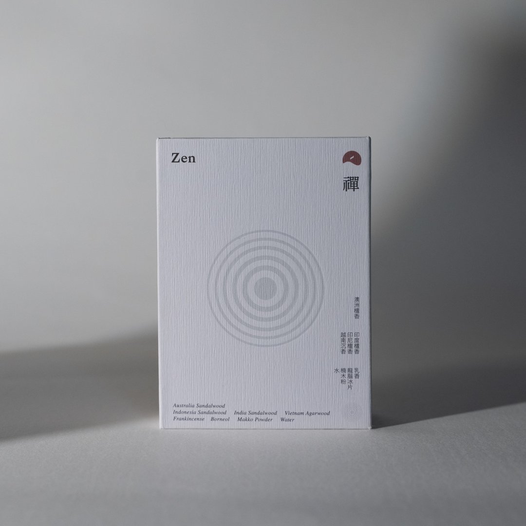 【香港线香】禅 Zen、檀香乳香 - 香薰/精油/线香 - 木头 白色