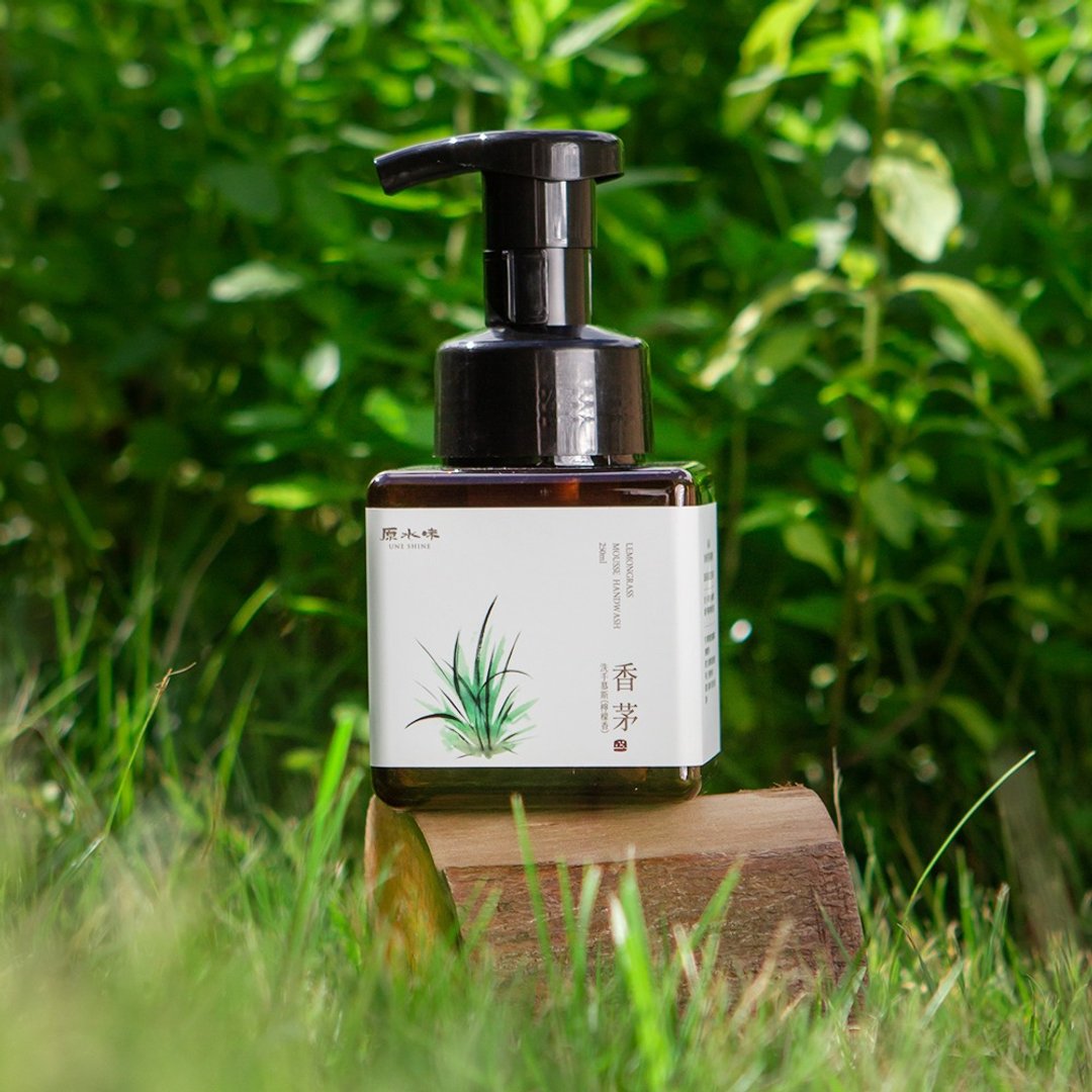 【原水味 UNESHINE 】柠檬香茅精油洗手慕斯250ml - 洗手用品 - 其他材质 