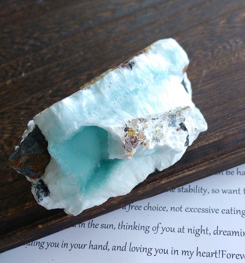 Blue Aragonite 云南产地  蓝文石 蓝霰石 天然矿石 原矿 - 摆饰 - 其他材质 