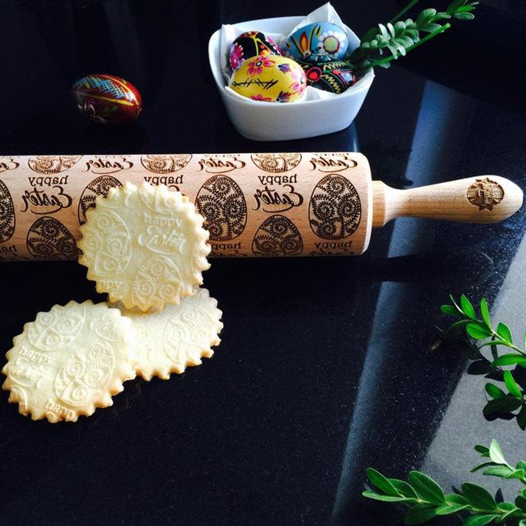 Big Easter Egg rolling pin * BIG EASTER EGGS - 厨房用具 - 木头 