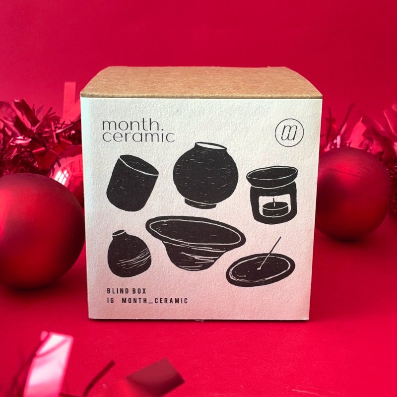 陶瓷盲盒 - 摆饰 - 陶 咖啡色