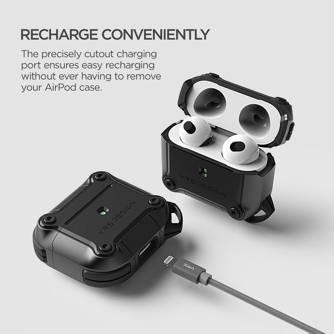 VRS Design | AirPods 3 Active系列耳机套壳 - 正黑 - 耳机收纳 - 其他材质 黑色