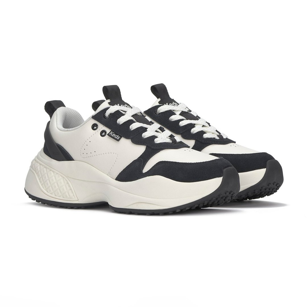 KEDS CROSS CITY TRAINER LEATHER/MESH 80复古老爹鞋 WH68472 - 女款休闲鞋 - 真皮 