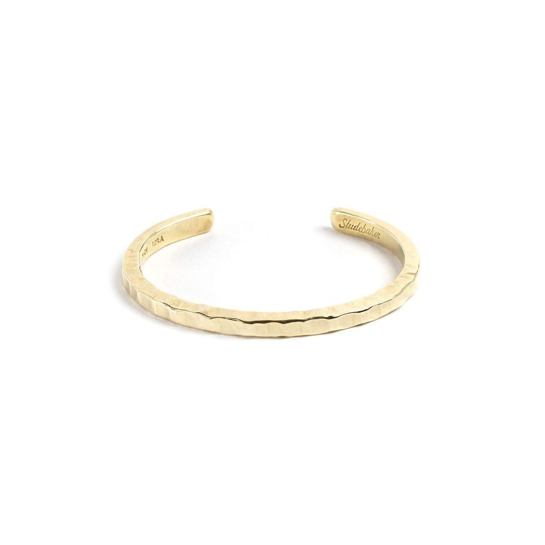 Studebaker Metals - Braddock Cuff 手工锻造黄铜手环 - 手链/手环 - 铜/黄铜 黄色