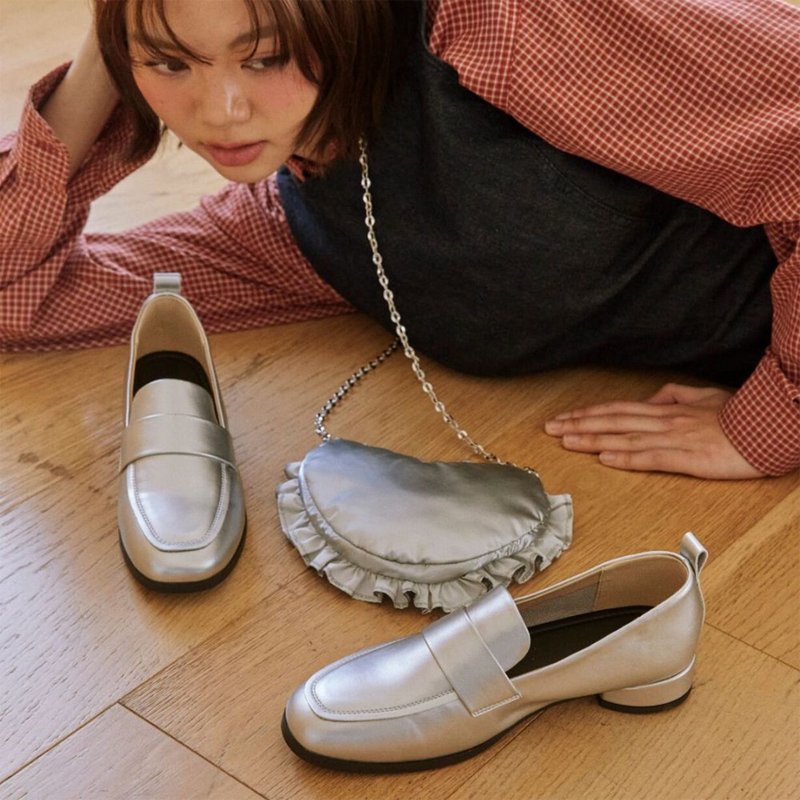 PRE-ORDER Rizy Stitch Minimal Loafer -UA9051SI - 其他女款皮鞋 - 其他材质 