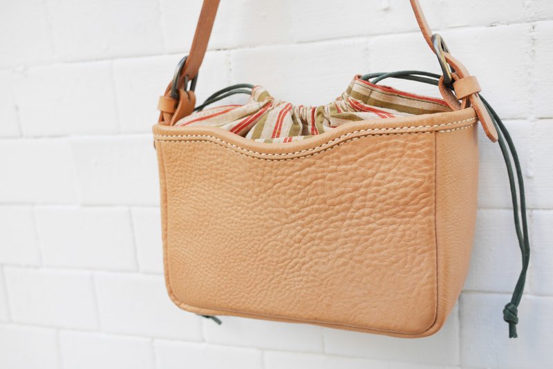 温柔小姐两用包 - 侧背包/斜挎包 - 真皮 橘色