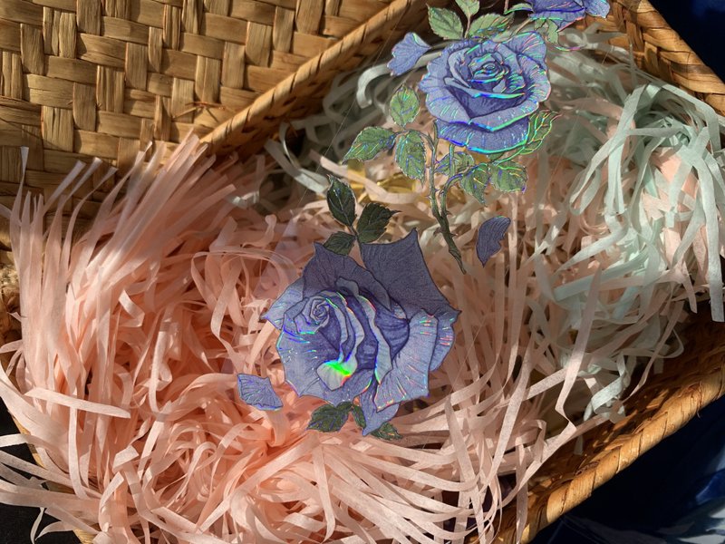 心意 花朵 Flowers 玫瑰花 PET 纸胶带 10米卷 手帐拼贴 熊口组 - 纸胶带 - 其他材质 多色