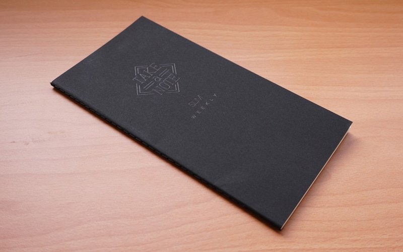 Take a Note Slim Weekly 无时效性日志 - 笔记本/手帐 - 纸 黑色