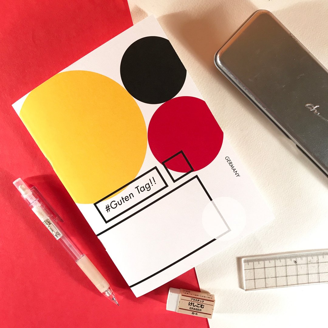 :noteBOOK / 【#Guten Tag!!】国家代表色笔记本 - 笔记本/手帐 - 纸 红色