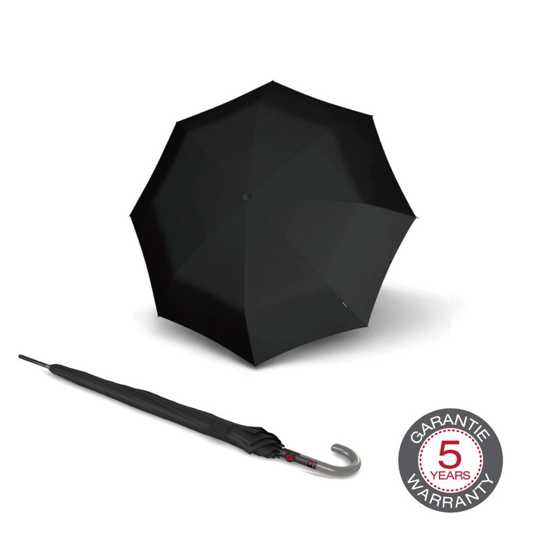 【Knirps德国红点伞】T.703 直立式自动伞-Black - 雨伞/雨衣 - 聚酯纤维 黑色