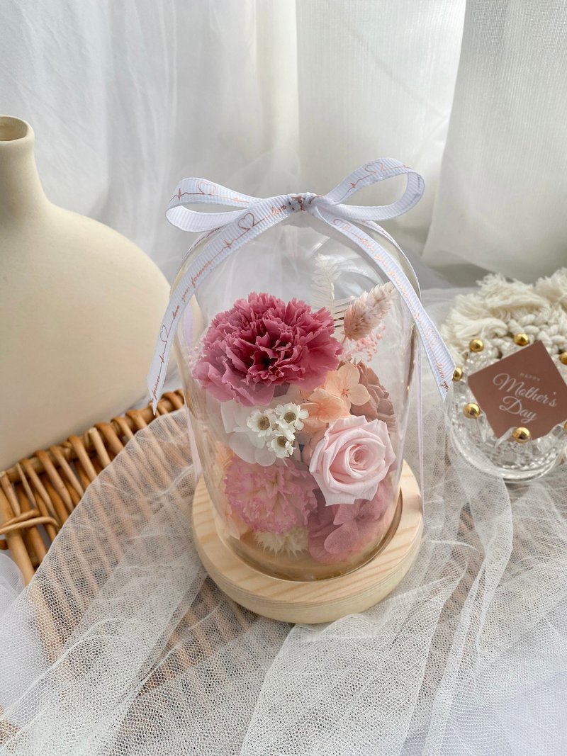 永生花 / 永生玻璃花盅 / 母亲节花礼 - 干燥花/捧花 - 植物．花 