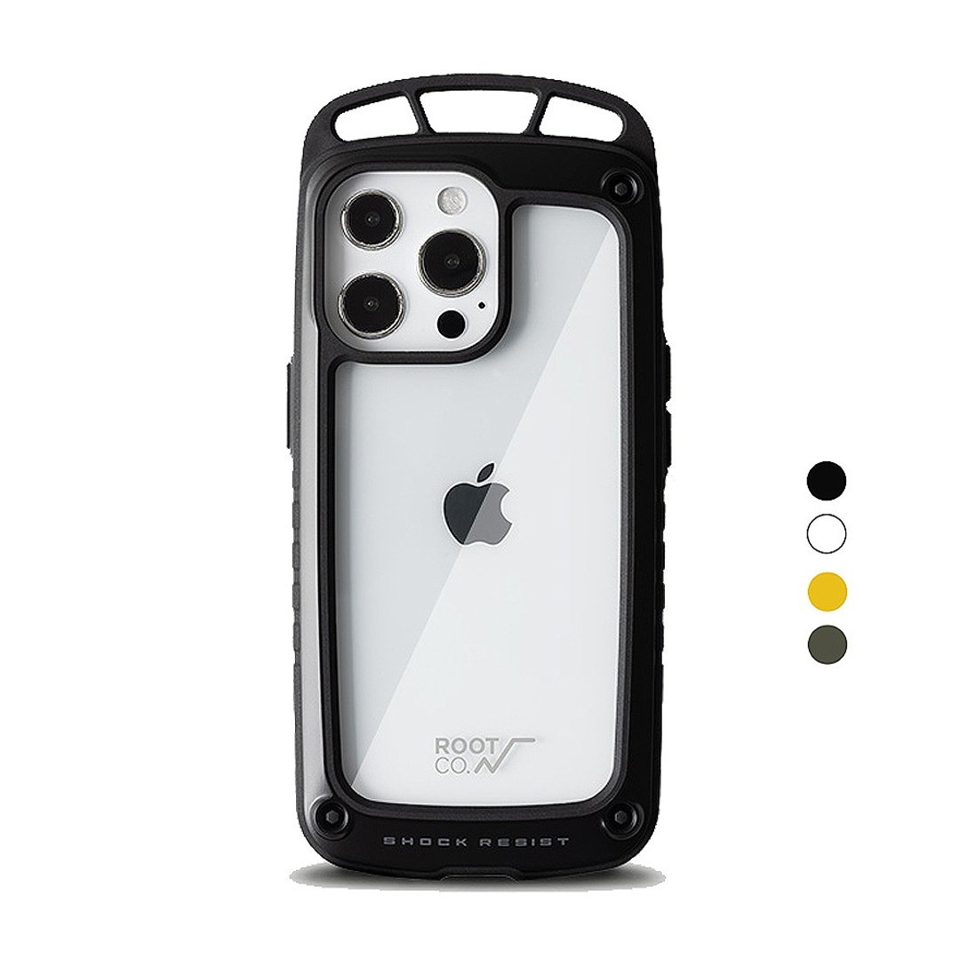 日本 ROOT CO. iPhone 13 Pro 透明背板上挂勾手机壳 - 手机壳/手机套 - 塑料 多色