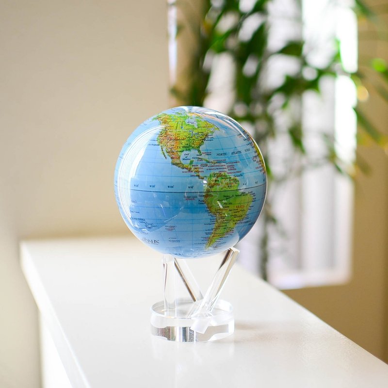 MOVA光能地球仪 蓝色与绿色地球 居家摆设 送礼 - 摆饰 - 压克力 多色