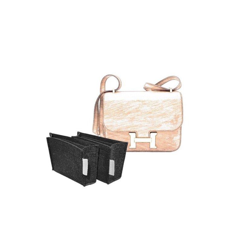 【香港制造|韩国绒布】手制内袋 Hermes-Constance 18cm - 化妆包/杂物包 - 其他材质 多色