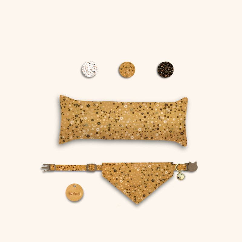 宠物猫咪派对礼盒 | 手工定制 Oliver Hills Cat Bundle Box Set - 项圈/牵绳 - 棉．麻 多色