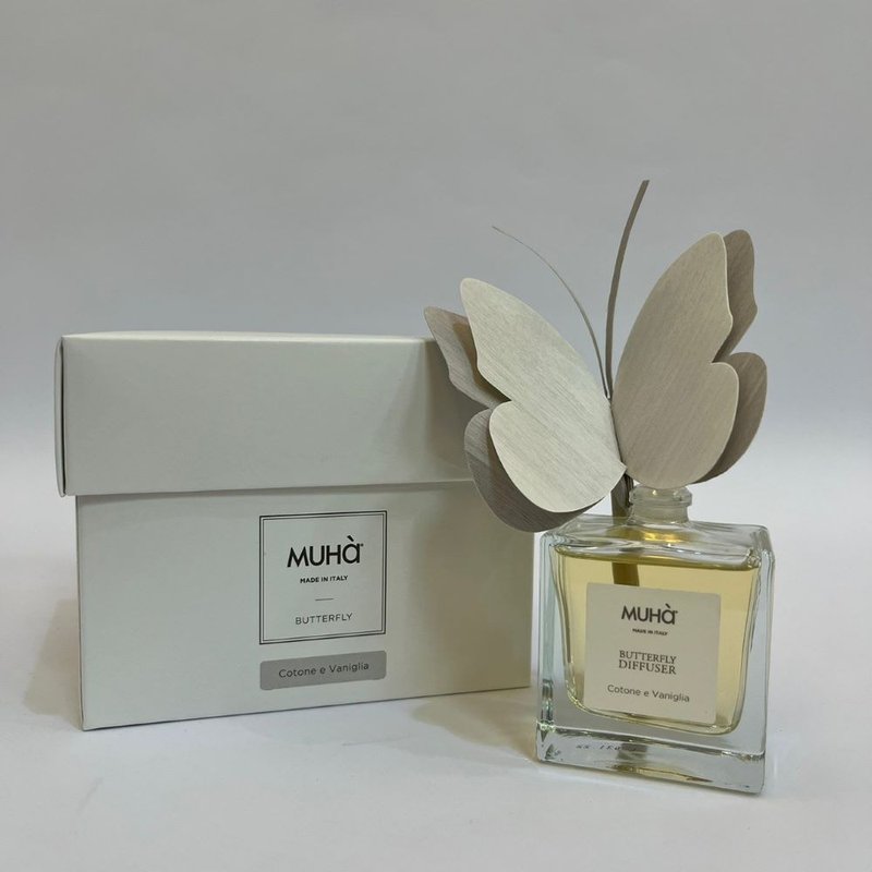 MUHà穆哈香氛 灰蝴蝶-棉花与香草 50ml - 香薰/精油/线香 - 精油 灰色