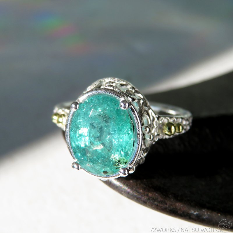 翠玉戒指 / Emerald and 18k Ring - 戒指 - 宝石 绿色