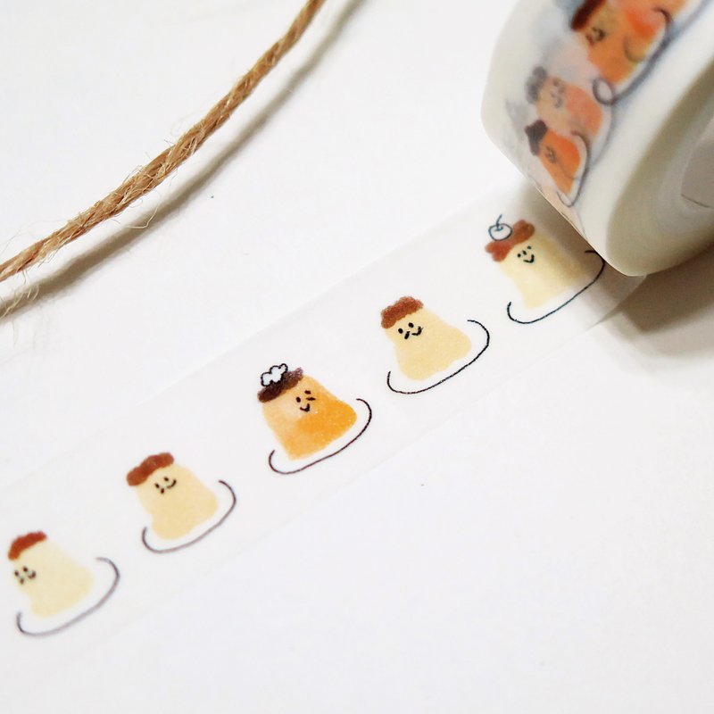 Pudding / 纸胶带 - 纸胶带 - 纸 黄色